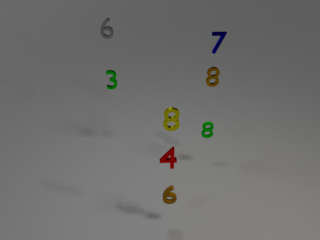 Example structured scene for symbolic spatial computation.